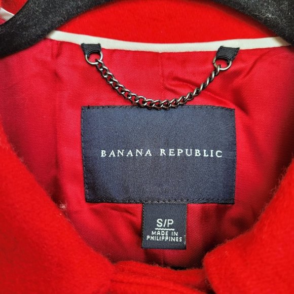 Red Banana Republic Wool Coat - Picture 4 of 10